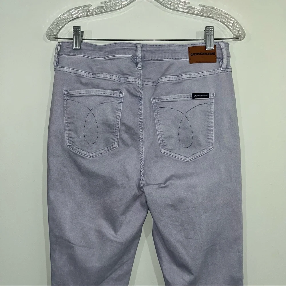 Calvin Klein jeans size 10 soft blue stretchy jeans - Picture 4 of 11